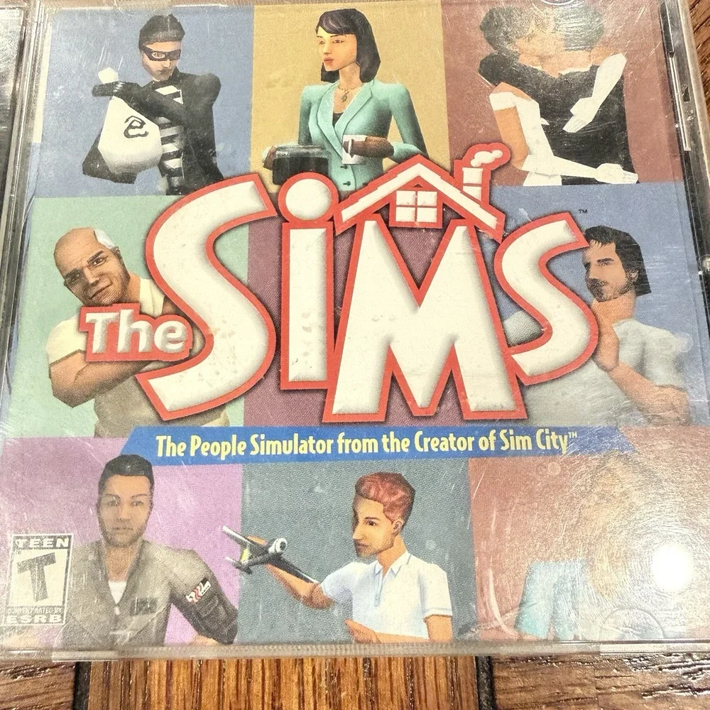 The Sims 1 Original PC Game 2002 EA Maxis Video Game Y2K Retro Retro Jewel Case